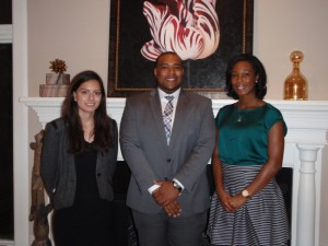 Lisa Virgen (University of Houston Law Center), Reginald Wilson (Thurgood Marshall School of Law), and Erin Quander (Thurgood Marshall School of Law). Not pictured is Alexia McWhinney (Thurgood Marshall School of Law)